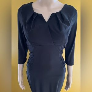 Mikarose Ruched Waist Fitted Dress
